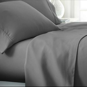 Ultra-soft 4-piece Bed Sheet Set - TwinXL - Grey